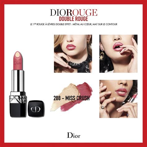 dior rouge dior double rouge 288 miss crush lipstick|Rouge Dior Double Rouge .